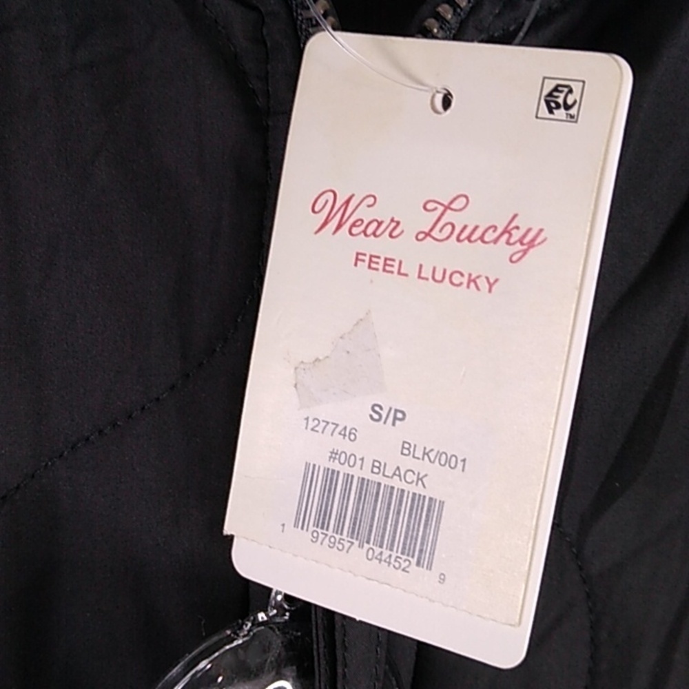 Lucky Brand -Black Puffer Women's Jacket - Size S/P - Picture 6 of 9